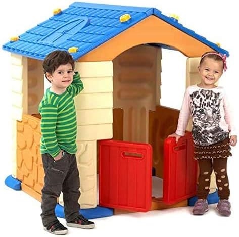 Toys, Toy House, Pink Roof Slide, Sky Roof, Small House, Children's House, Size 96X133X117 Cm. ราคา 7,290 บาท*ส่งฟรี