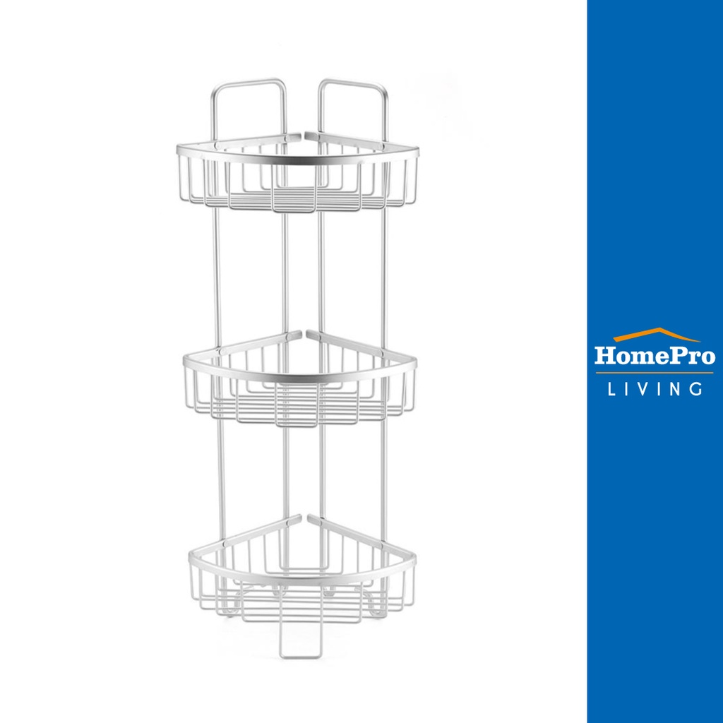 HomePro ชั้นวางของเข้ามุมตั้งพื้น 3 ชั้น MOYA KU108.01 แบรนด์ MOYA ราคา 709 บาท*ส่งฟรี