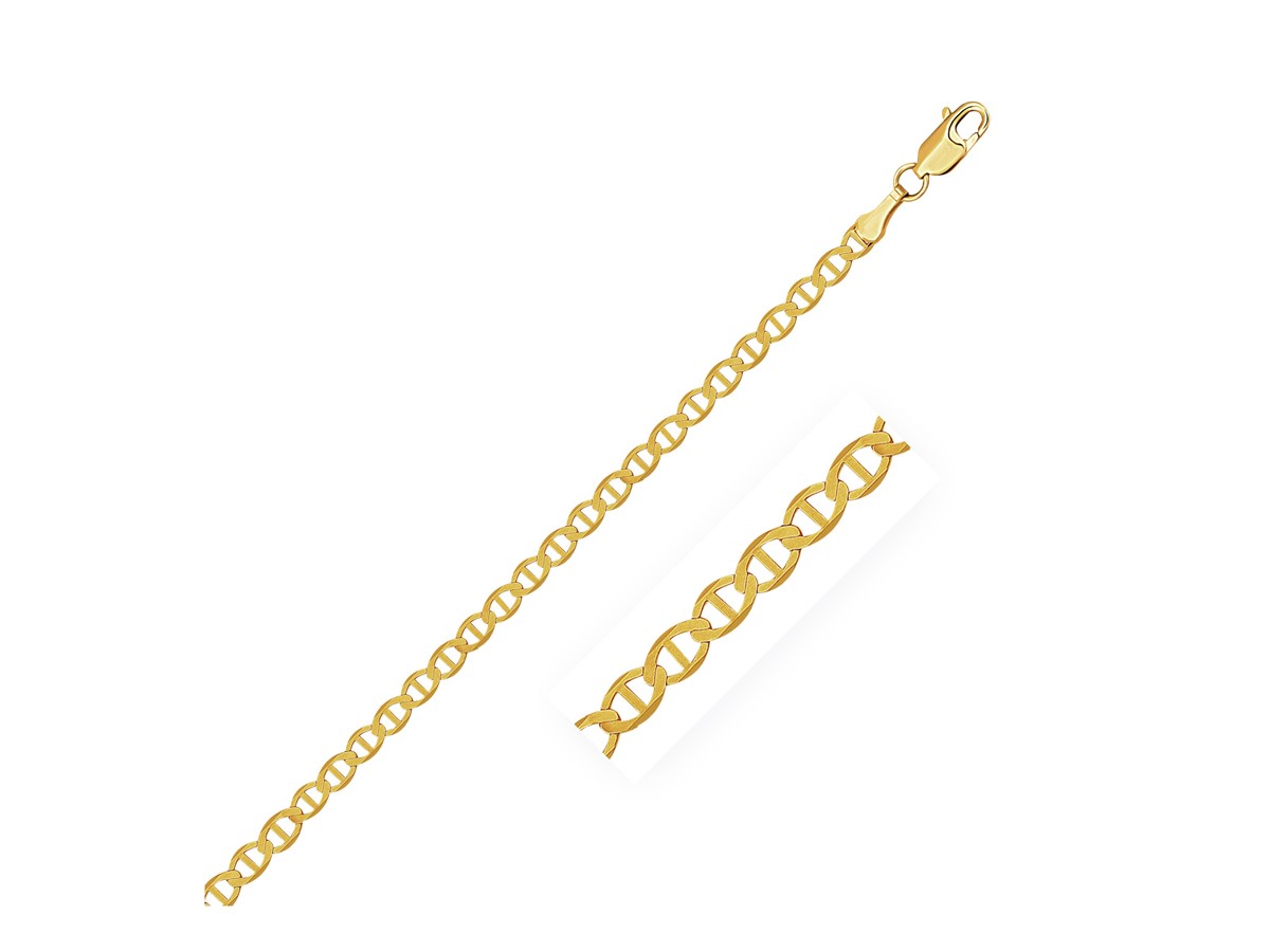 Nathalias NY Mariner Link Chain in 14k Yellow Gold (3.20 mm) ราคา 30,000 บาท*ส่งฟรี