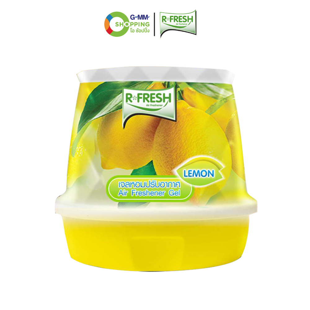 R-FRESH อาร์-เฟรช เจลหอมปรับอากาศ กลิ่นเลม่อน180 มล. #130302 ราคา 79 บาท*ส่งฟรี