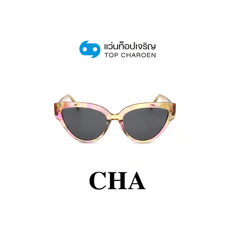 CHA แว่นกันแดดทรงCat-Eye YC31114-C3 size 55 By ท็อปเจริญ ราคา 2,890 บาท*ส่งฟรี