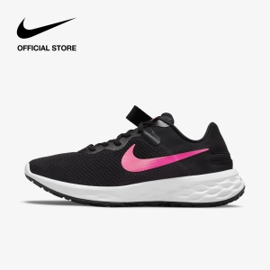 สินค้า Nike Women\'s Revol 6 FlyEase Next Nature Easy On/Off Road Rg Shoes - Black รองเท้าวิ่งโร้ดรันนิ่งผู้หญิงใส่/ถอดง่าย Nike Revol 6 FlyEase Next Nature - สีดำ