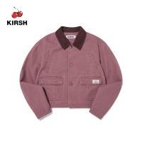 [KIRSH] CORDUROY COLLAR CROP WORK JACKET | 25 FW