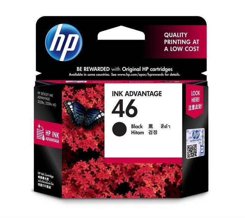 หมึกอิงค์เจ็ท HP รุ่น 46 สีดำ หมึกอิงค์เจ็ท HP รุ่น 46 สีดำ