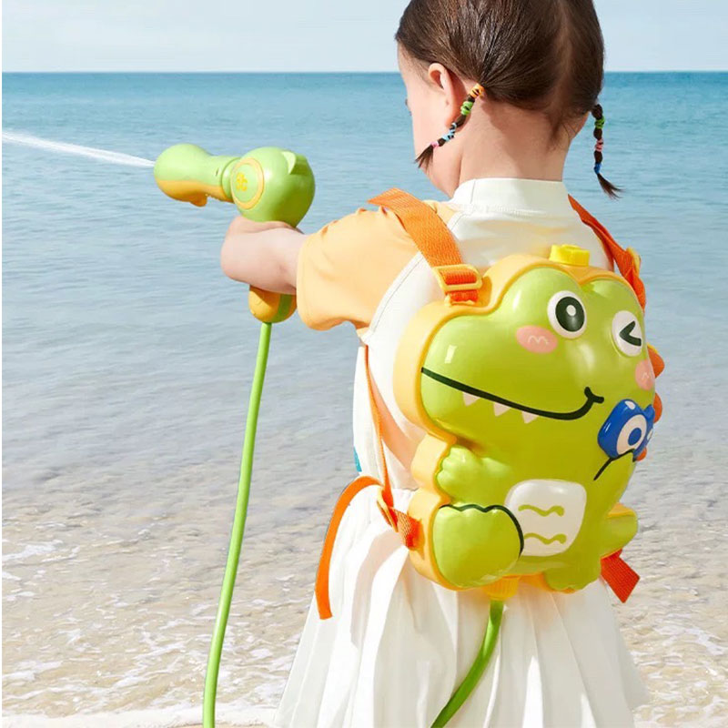 Express delivery 24 hours. Water gun, water gun, children's toy, backpack 678, shooting far, large capacity, colorful, thick plastic, strong and durable ราคา 87 บาท*ส่งฟรี