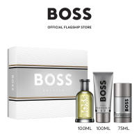 BOSS Bottled Gift Box Eau de Toilette Sets (BOSS Bottled EDT 100ml + BOSS Bottled Shower Gel 100ml + BOSS Bottled Deodorant Spray 75ml) | by HUGO BOSS Fragrances