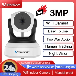 สินค้า Newest 2023มีของพร้อมส่ง⚡️VSTARCAM C24S  new vison 3MP -2304*1296P H264+ FULL HD PNP WiFi 3MP กล้องวงจรปิด 3ล้านพิกเซล