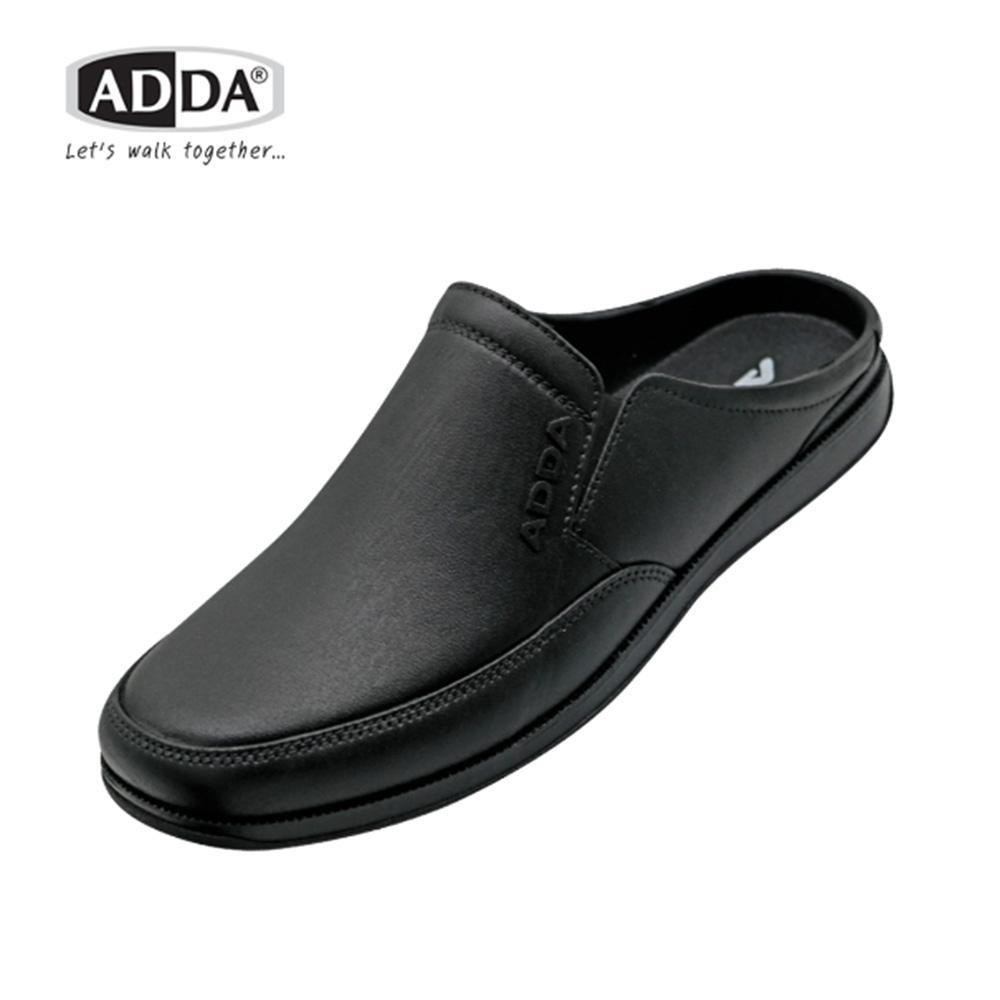 🔥ถูกสุด•ส่งไว ADDA แท้💯 รองเท้าคัชชูชาย รองเท้าคัชชูเปิดส้น ADDA ของแท้💯 รุ่น 17501 ทนทาน ใส่สบาย แบบยางเปิดส้น PVC ของผู้ชาย ราคา 89 บาท*ส่งฟรี