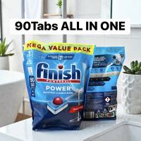 Finish ก้อนล้างจาน 90เม็ด 61เม็ด All in1 ผลิตภัณฑ์ล้างจานชนิดก้อน น้ำยา​ล้างจาน​ชนิดก้อน​ เม็ดน้ำยาล้างจาน