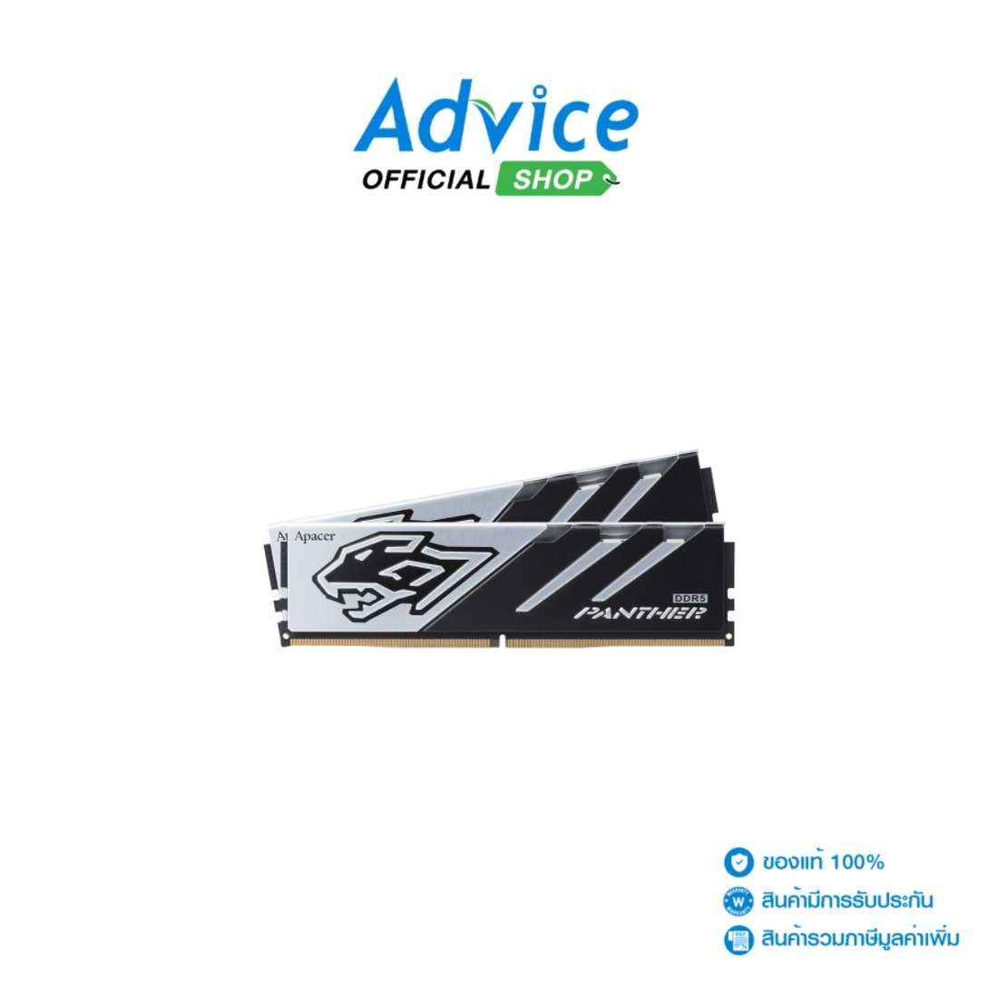 Ram Ddr5(6000) 32Gb (16Gbx2) Apacer Gaming Black (Ah5U32G60C6227Baa-2): A0179365 ราคา 18,140 บาท*ส่งฟรี