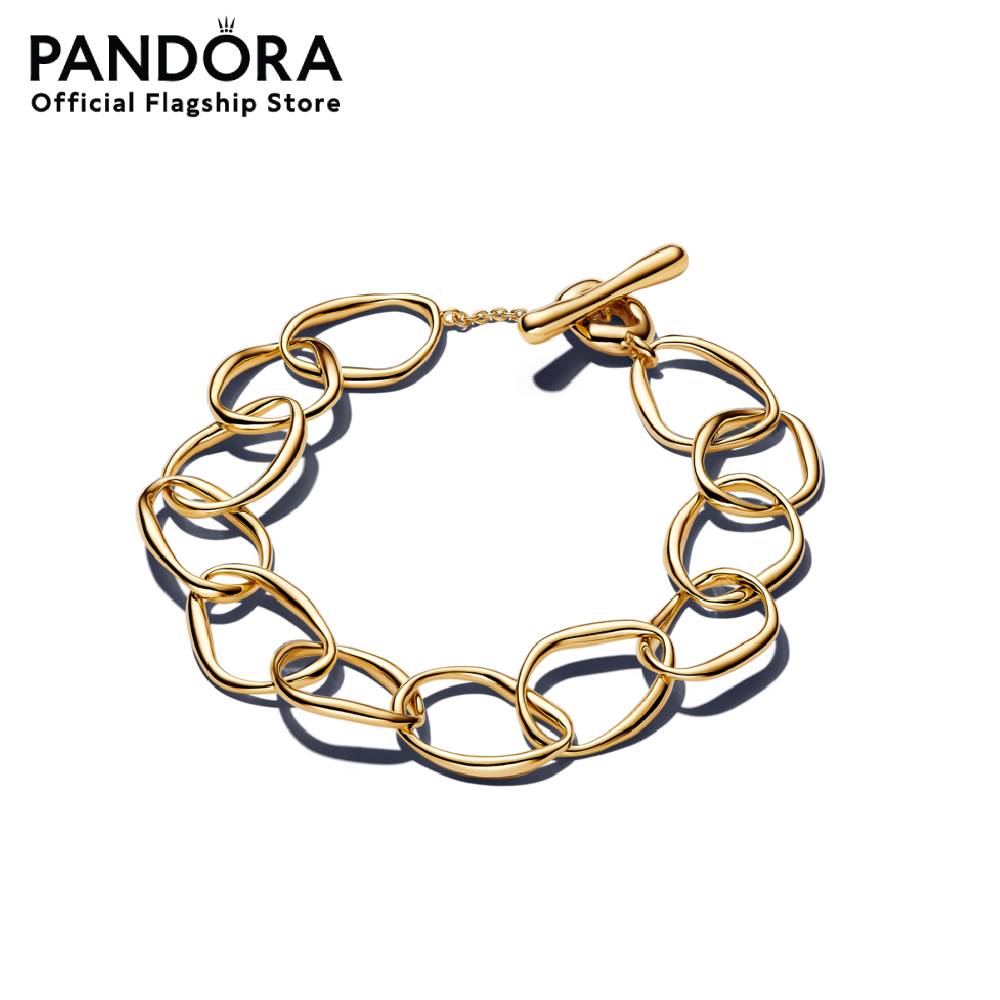 สร้อยข้อมือ Pandora ลิงค์รูปทรงออร์แกนิกของ ราคา 10,117 บาท*ส่งฟรี