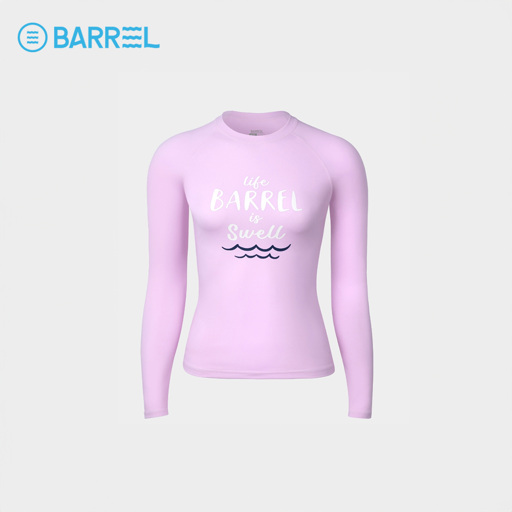 【BARREL】Women Sunset Eve Rashguard /追跡付 Barrel Women Vibe Crop Rashguard-MIDNIGHT BLUE – Barrel Hong