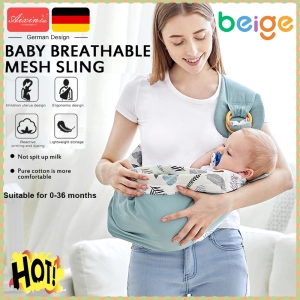 ภาพหน้าปกสินค้าพร้อมส่ง Baby Carrier Sling เป้อุ้มเด็ก กระเป๋าอุ้มเด็ก ผ้าอุ้มเด็ก กระเป๋าของ 2 ห่วงล็อค เป้อุ้มเด็กทารกแรกเกิด ผ้าคลุมให้นม 2in1 ระบายอากา ที่เกี่ยวข้อง