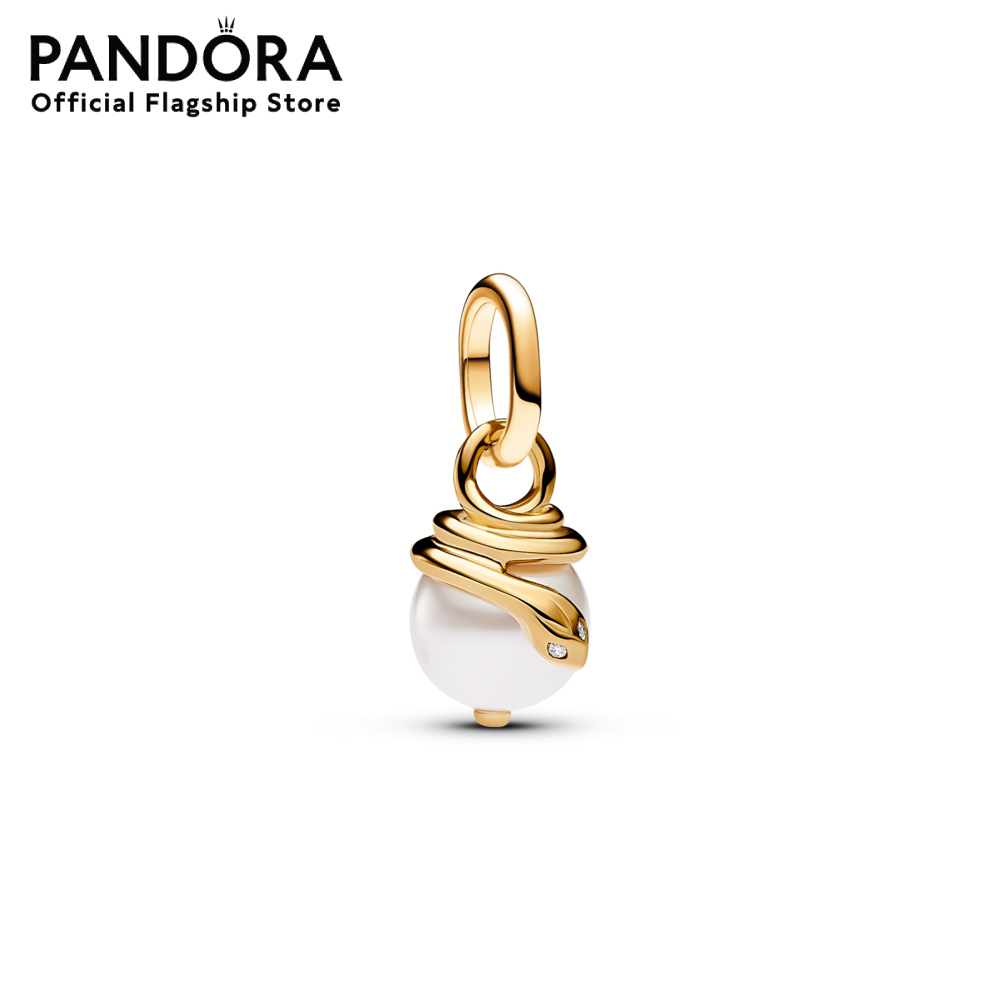 Pandora Snake 14k gold-plated mini dangle ราคา 2,440 บาท*ส่งฟรี