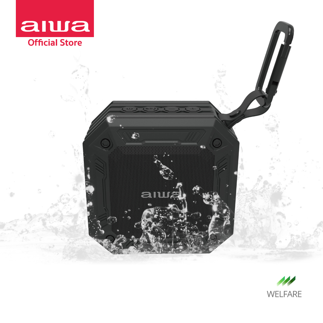 AIWA SB-X80 Mini Bluetooth Speaker ลำโพงบลูทูธพกพามินิ กันน้ำระดับ IPX7