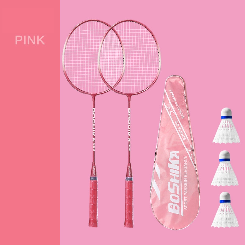 ภาพหน้าปกสินค้าไม้แบดมินตัน (1 คู่ ฟรีลูกแบด 3 ลูก )  Badminton racket พร้อมกระเป๋า สินค้าพร้อมส่งทันที