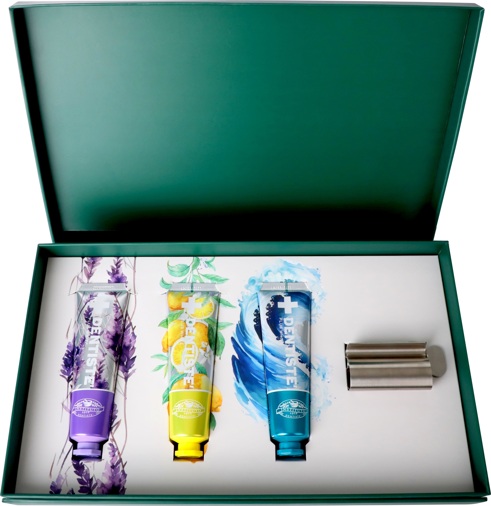 [Limited] Dentiste La Dolce Vita Set - Flavor Edition Toothpaste 50g. Lavender / Sea Salt / Lemon Free! Toothpaste Dispenser ราคา 875 บาท*ส่งฟรี