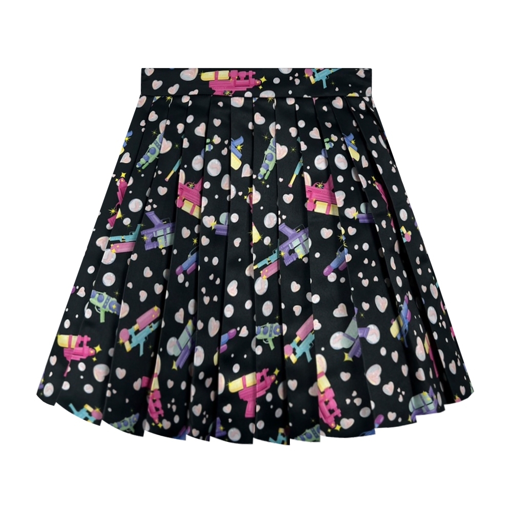PRE-ORDER 10-14 days iconic black bubble skirt pleated skirt round skirt print short skirt fashion work skirt ราคา 5,168 บาท*ส่งฟรี