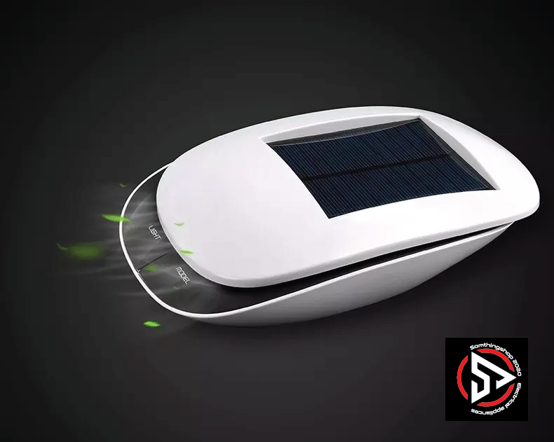 เครื่องฟอกอากาศในรถยนต์ เครื่องฟอกอากาศ เครื่องกรองอากาศ Air purifier น้ำหอมในรถ พร้อมระบบโซลาเซลล์ กรองฝุ่น PM2.5 กำจัดเชื้อโรค