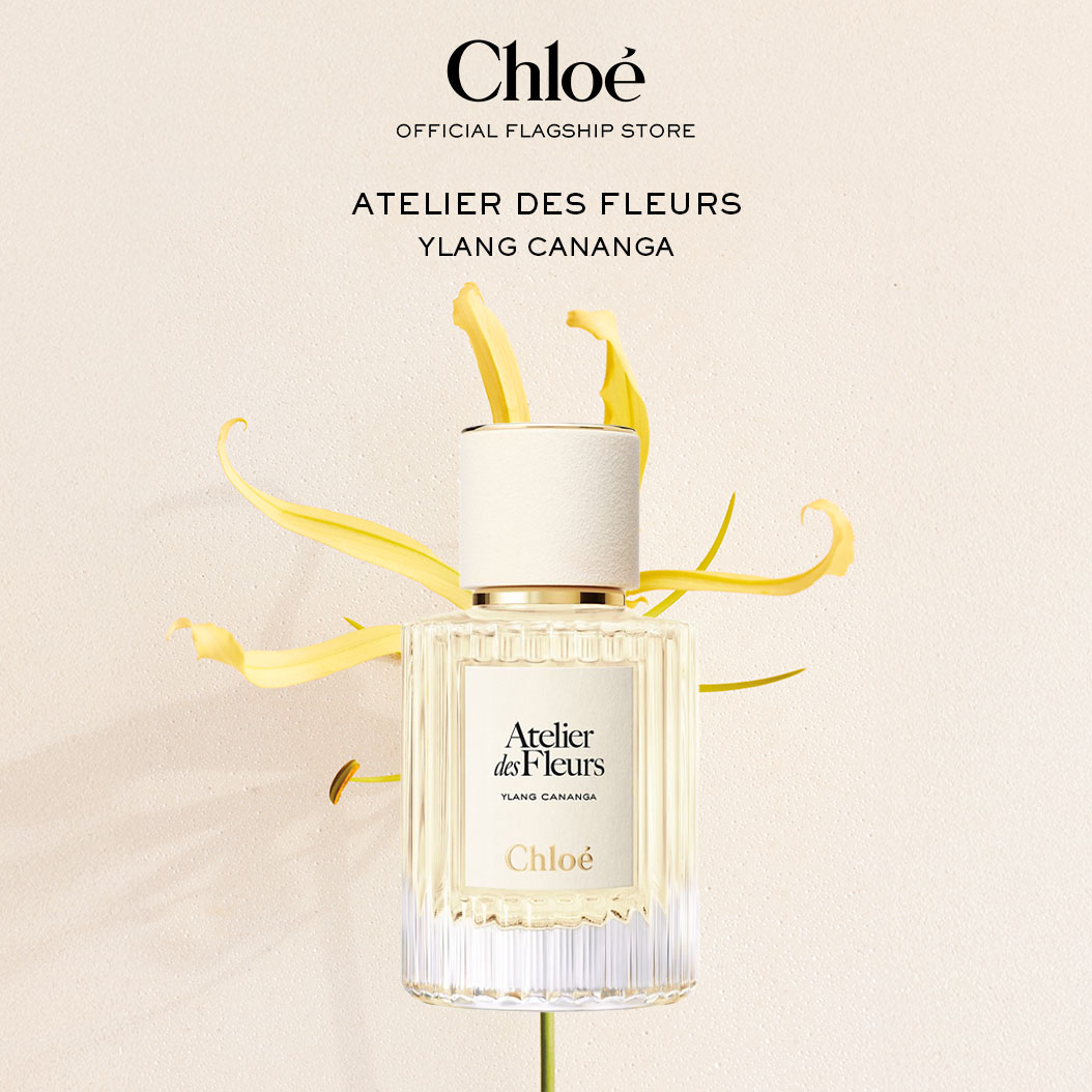 น้ำหอมแท้ น้ำหอมเคาน์เตอร์แบรนด์ Chloé ผู้หญิง Atelier Des Fleurs Ylang Cananga Eau De Parfum สำหรับผู้หญิง กลิ่น Sensual มังสวิรัติ ราคา 5,387 บาท*ส่งฟรี