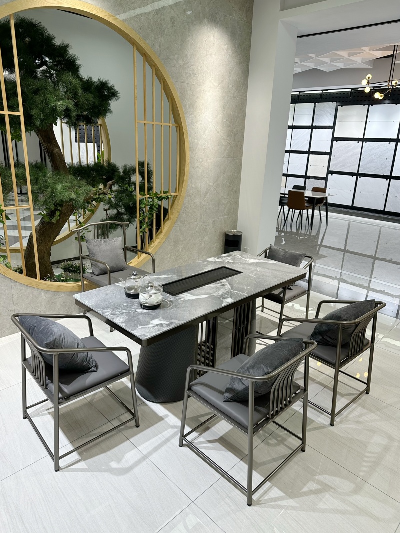 โต๊ะหินอ่อนสีดำ โต๊ะนั่งดื่มคุยงาน ราคา 20,800 บาท*ส่งฟรี