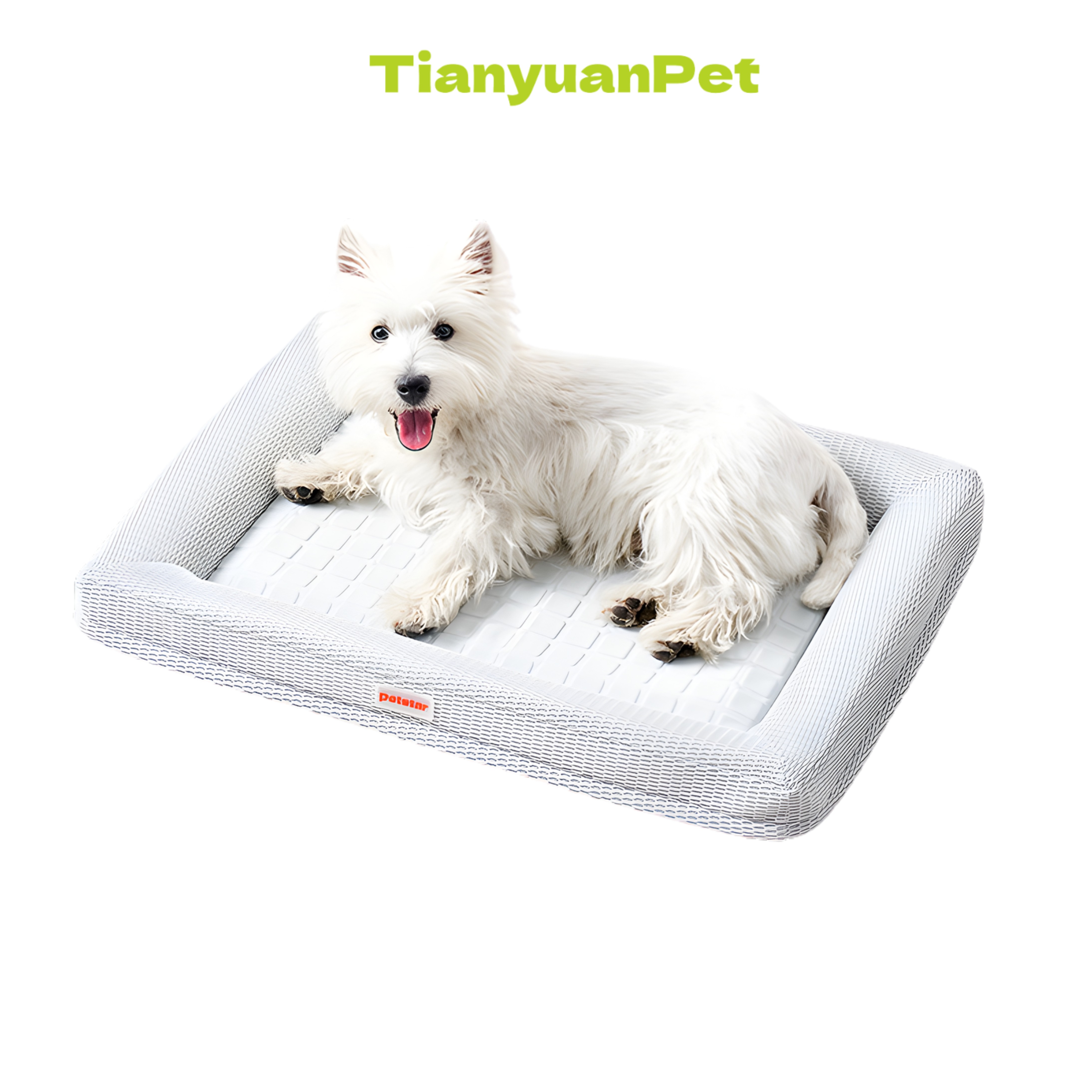 Petus Pet Cooling Gel Mattress Cool Mattress for Pets Dog Cooling Gel Pad Pet Cooling Bed Sponge All Around Removable and Washable Can Be Used in All Seasons 3D Mesh Fabric, High Quality Gel. ราคา 1,999 บาท*ส่งฟรี