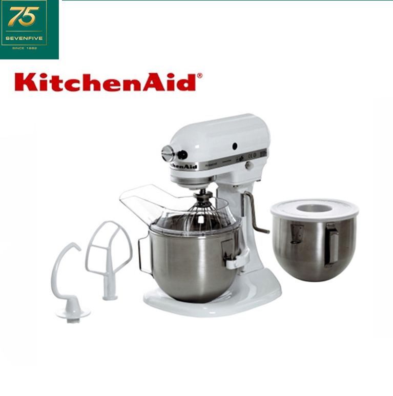 KITCHENAID เครื่องผสมอาหาร 4.83 ลิตร 2โถ KIT1-5KPM50EWH ราคา 39,406 บาท*ส่งฟรี