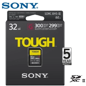 สินค้า Sony 32GB SDHC UHS-II G-Series TOUGH 300MB/s
