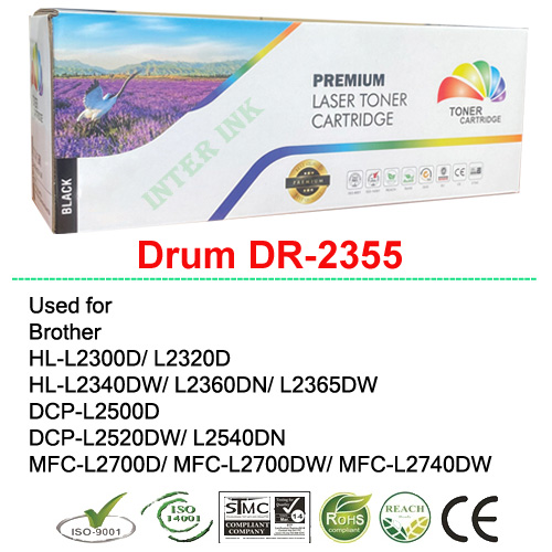 ดรัมเทียบเท่า Drum MFC-L2700D / MFC-L2700DW / MFC-L2740DW (DR-2355) Compatible ราคา 190 บาท*ส่งฟรี