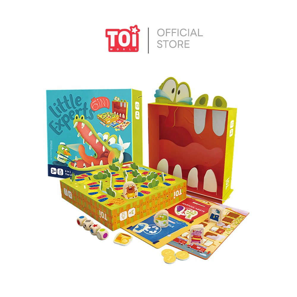 Toi - บอร์ดเกมสุดคุ้ม Little Experts 6 in 1 Game ราคา 1,390 บาท*ส่งฟรี