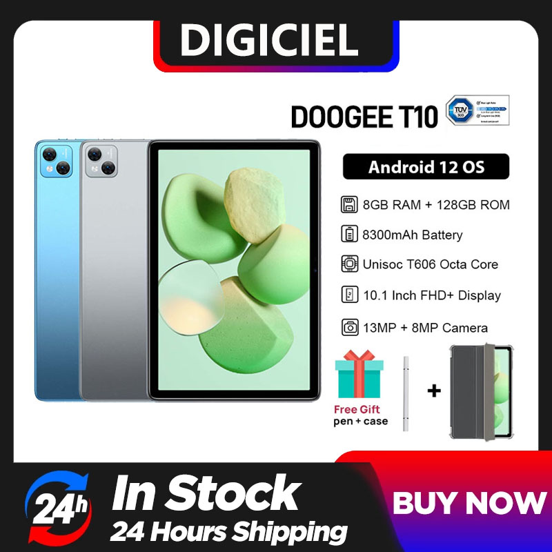 DOOGEE T20 Android Tablet,10.4'' 2K Tablet,15GB+256GB, Hi-Res Quad  Speakers, Octa-core Gaming Tablet, 8300mAh Battery, 2.4G/5G WiFi Tablet  Android 12