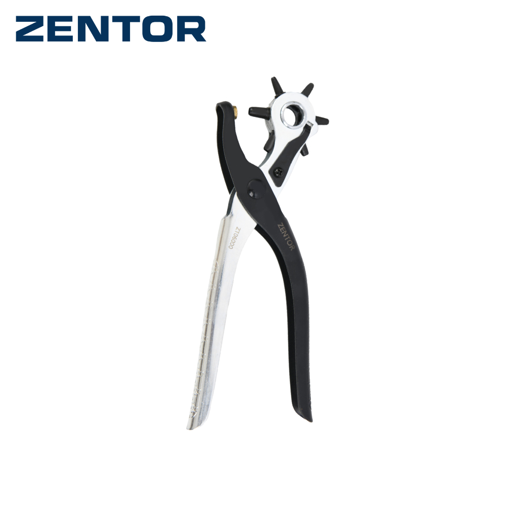 Zentor Belt Hole Punch Pliers, Punching Pliers, Belt Hole Puncher, 6 Hole Sizes, Precise Punching, Strong, Durable, Hole Punch ราคา 99 บาท*ส่งฟรี