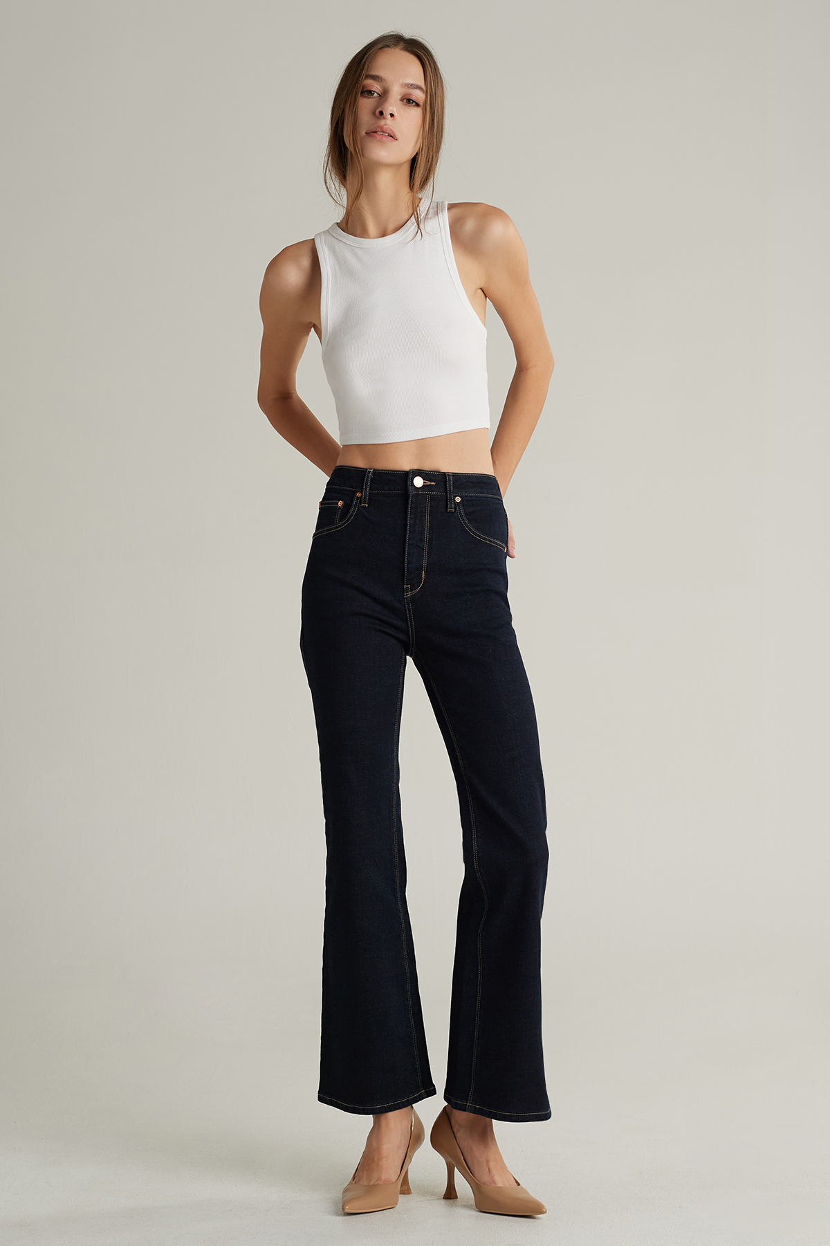 Mc jeans กางเกงยีนส์ผู้หญิง Mc me ทรงบูทคัท (Boot Cut) MFHZ198 ราคา 1,557 บาท*ส่งฟรี