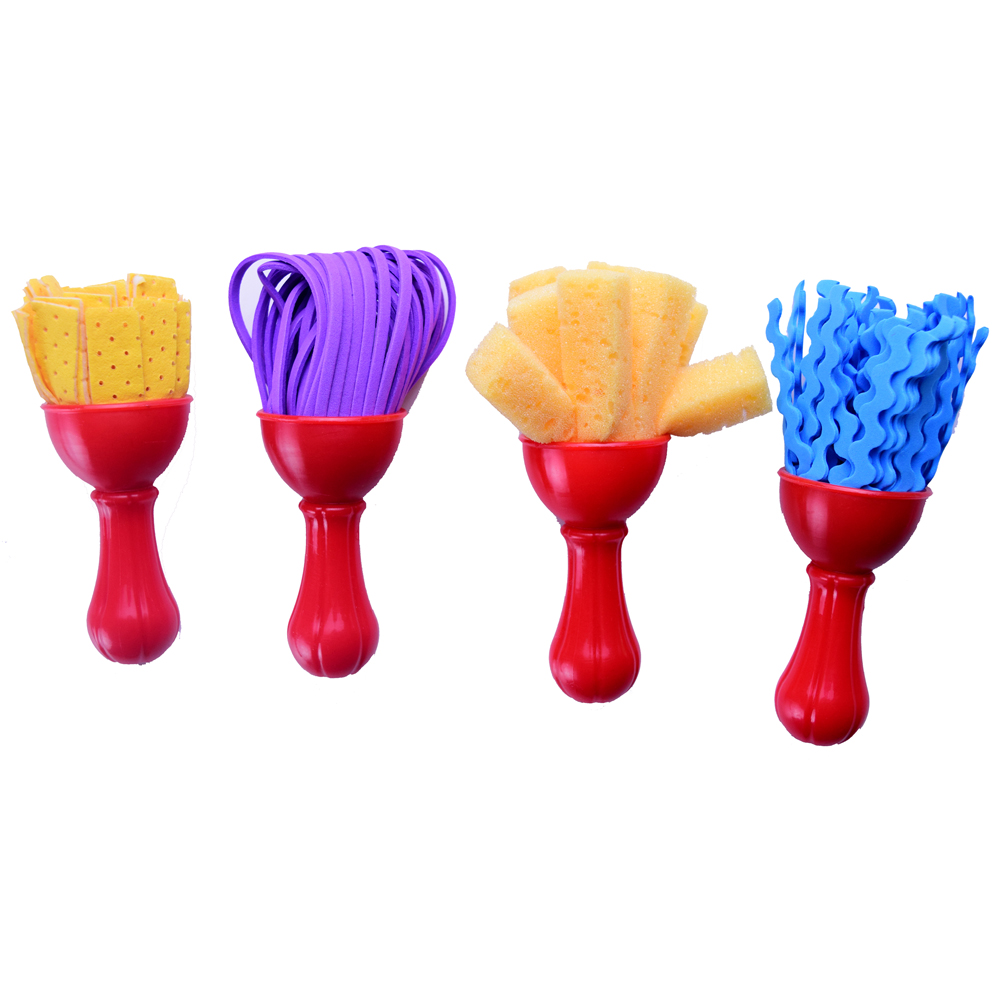 Stampers feature different textures.Plastic handle measures 11.5 cm. L, setof 4 pcs ราคา 600 บาท*ส่งฟรี