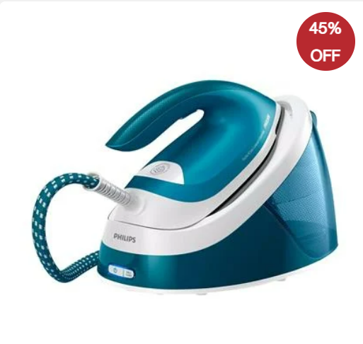 เตารีดแรงดันไอน้ำ PHILIPS รุ่น GC6815/20 กำลัง 2,400 วัตต์ สีฟ้า-ขาว ราคา 15,600 บาท*ส่งฟรี