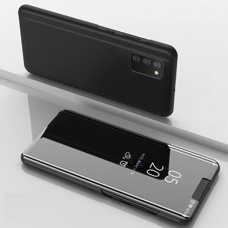 [ส่งจากไทย] Case Samsung A02S เคสฝาเปิดปิดเงา เคสกันกระแทก ตั้งได้ เคสซัมซุง เคส Samsung galaxy A02s เคสเปิดปิดเงา สมาร์ทเคส Smart Case