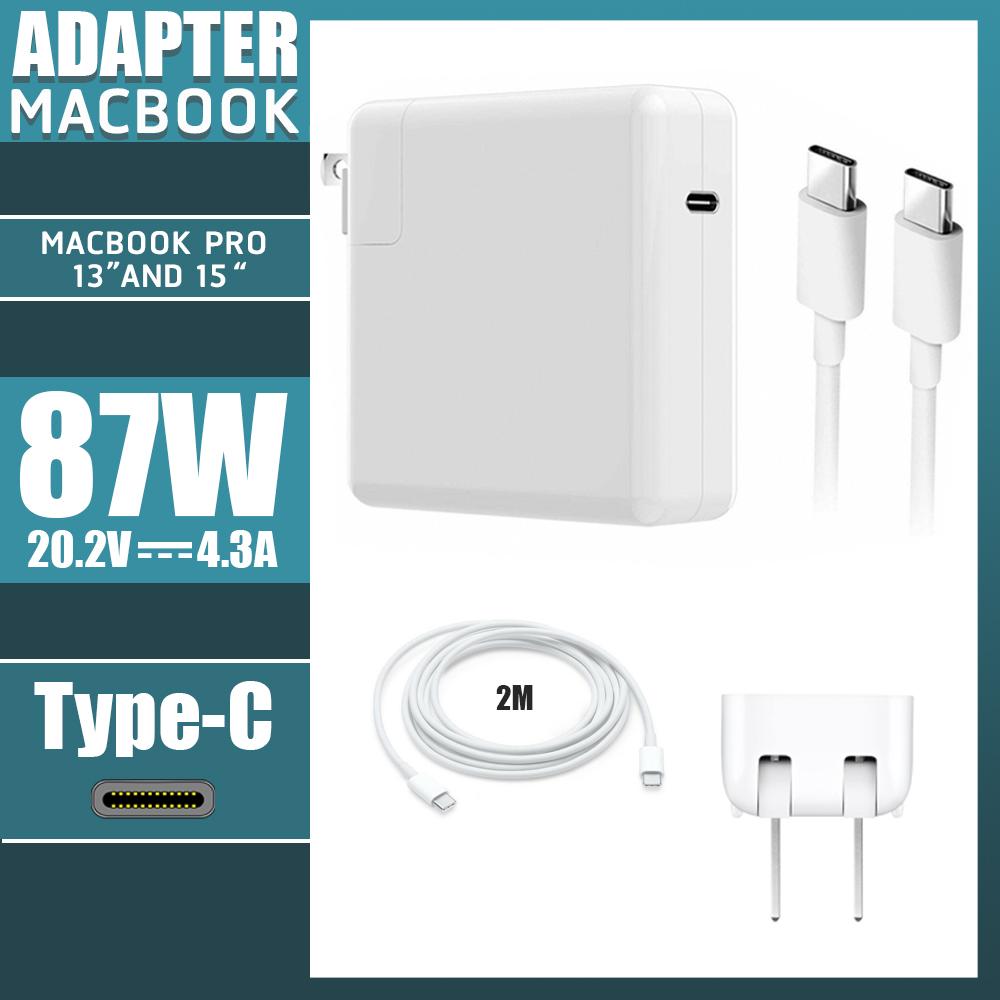 29W 61W 87W USB C Type C Power Adapter Charger for Apple Macbook pro 12  13  15