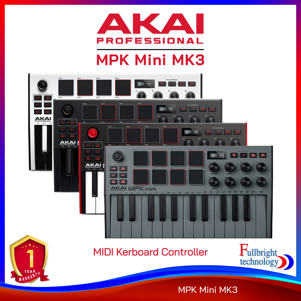 Akai MPK Mini mk3 สต็อกแน่น หน้าร้านพร้อมลอง - CT Music