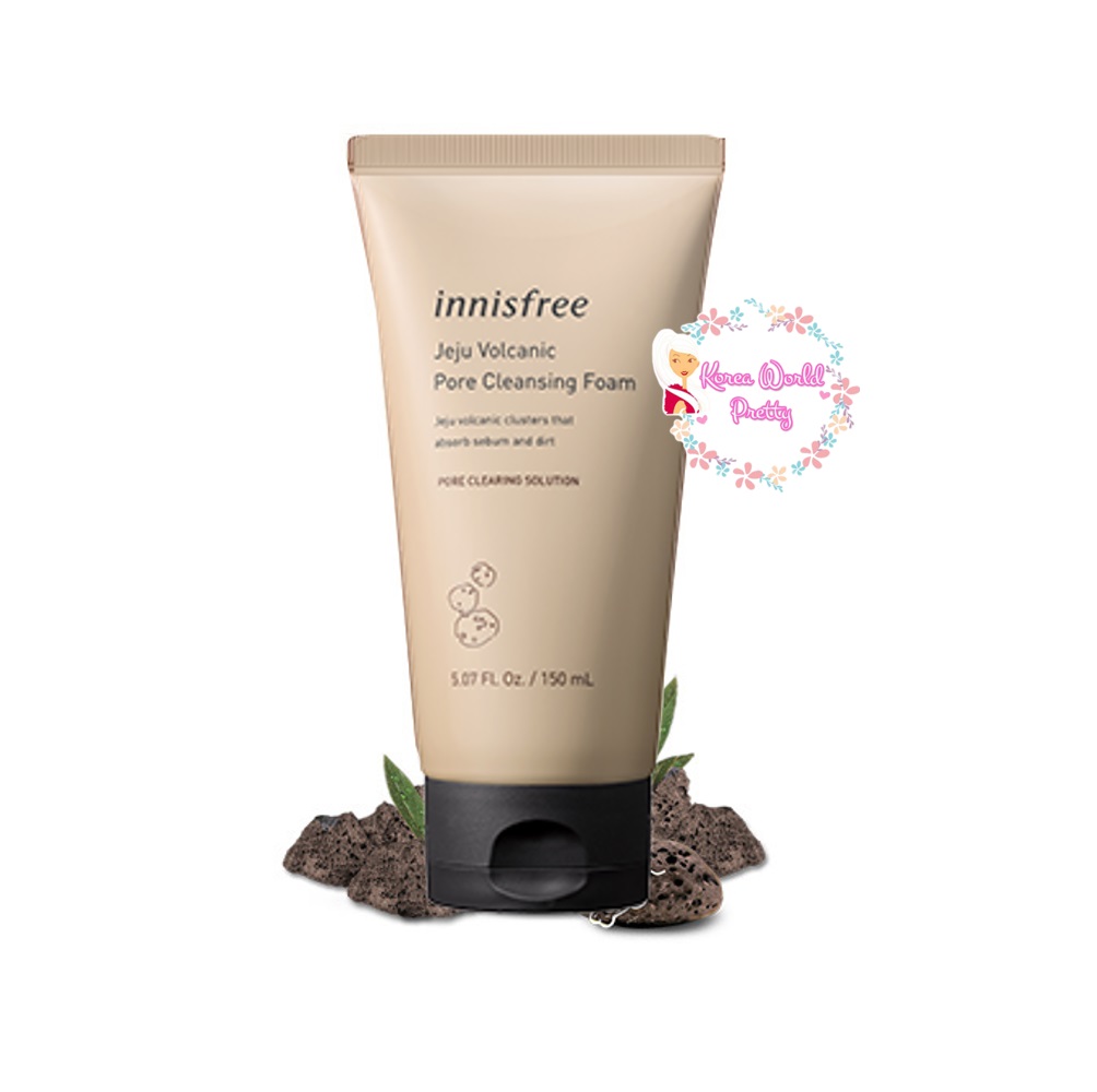 Innisfree Jeju volcanic pore cleansing foam 150ml โฟมหินตะกรันภูเขาไฟ