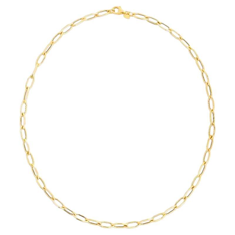 Nathalias Ny 14K Genuine Gold Necklace, Hexagonal Chain Pattern. Simple and Elegant Design, Hexagon Link, Size 18 Inches. ราคา 22,396 บาท*ส่งฟรี