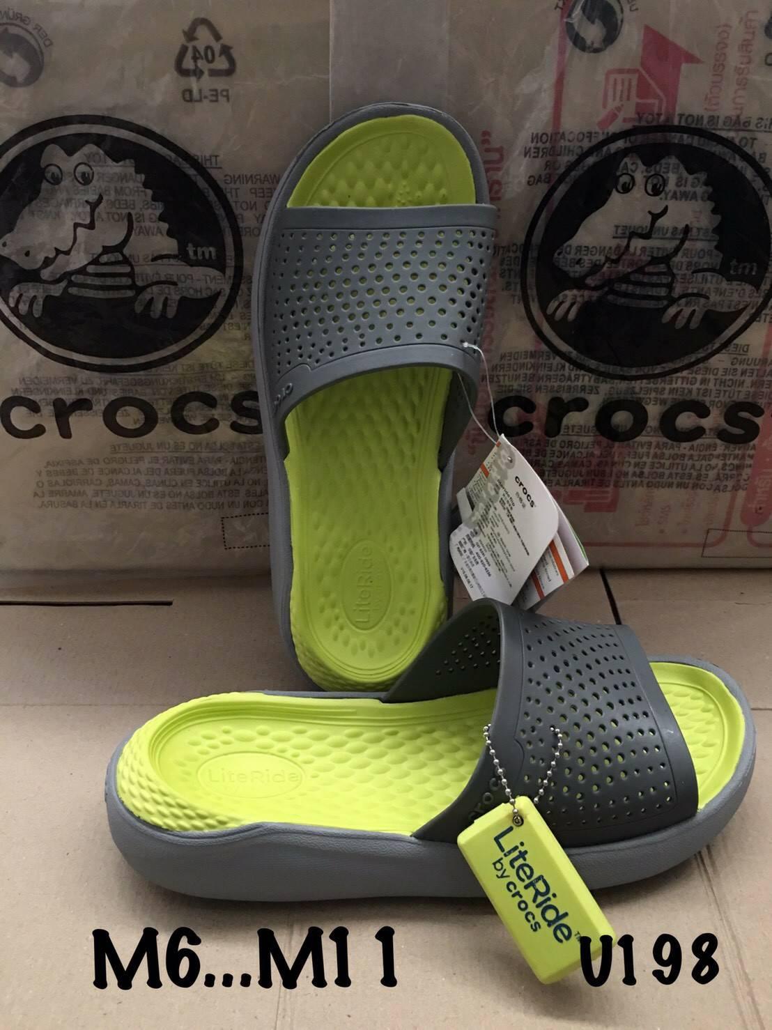 รองเท้าแตะcrocs .ใส่สวยสบาย ชาย-หญิง size.M6-M11,EU:38-44