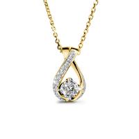 Jubilee Diamond จี้เพชรพร้อมสร้อยคอ Atelier Infinite Essence Pendant Necklace with Chain เพชรแท้