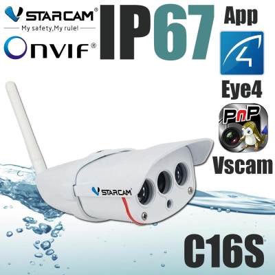 กล้องวงจรปิดไร้สาย ภายนอก VStarCam WiFi IP Camera 1080P 2ล้านพิกเซล กันน้ำ รุ่น C16S/C17S/C18S/C63S By.Cam4U ขาย กล้องวงจรปิดไร้สาย ภายนอก VStarCam WiFi IP Camera 1080P 2ล้านพิกเซล กันน้ำ รุ่น C16S/C17S/C18S/C63S By.Cam4U