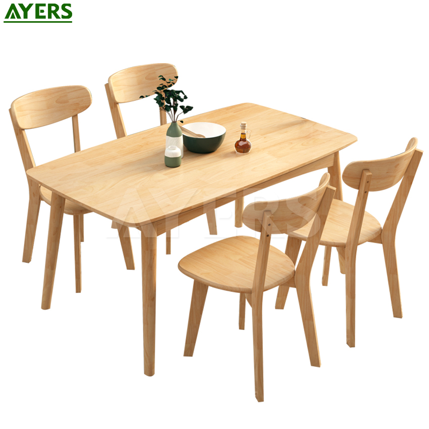 AYERS dining table dining table wood table Japanese wood dining table food dining table dining table multi-purpose office desk, strong, durable ราคา 1,472 บาท*ส่งฟรี