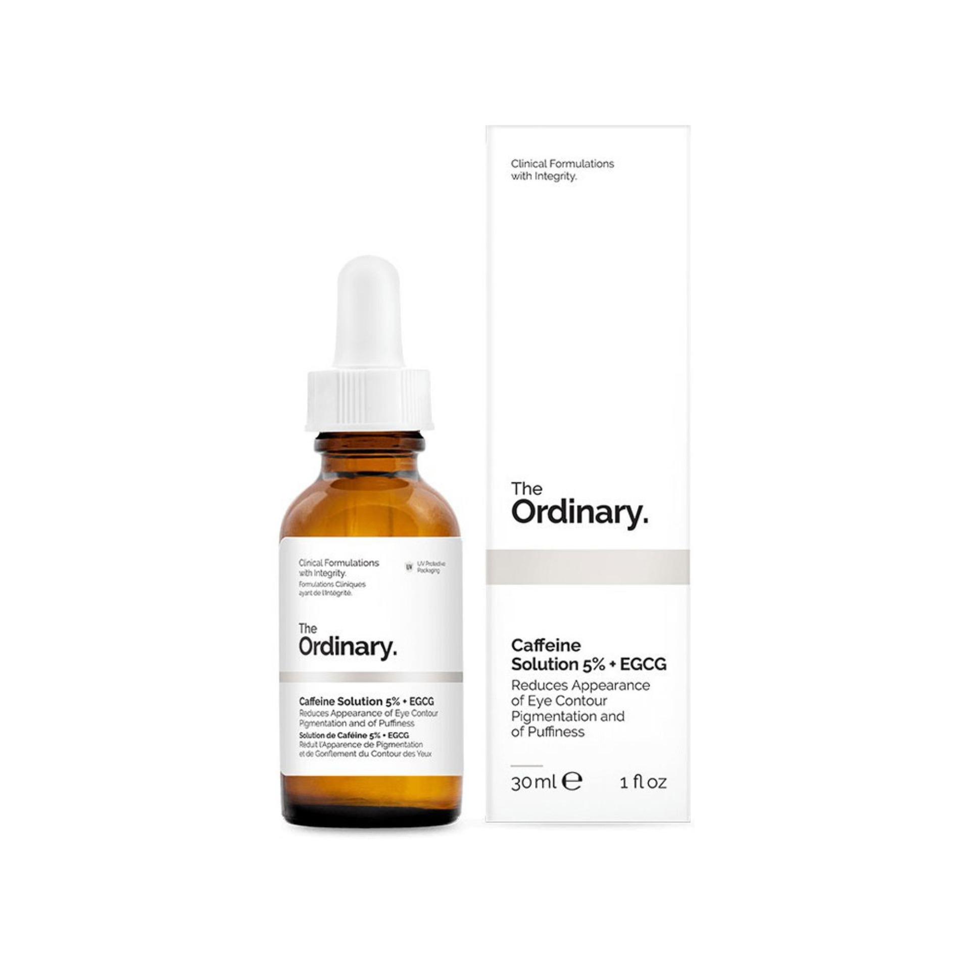 The Ordinary Caffeine Solution 5% EGCG กระชับผิวบริเวณรอบดวงตา ลดความดำคล้ำให้ดูสดใสขึ้น 30ml 1 กล่อง : image The Ordinary Caffeine Solution 5% EGCG กระชับผิวบริเวณรอบดวงตา ลดความดำคล้ำให้ดูสดใสขึ้น 30ml 1 กล่อง