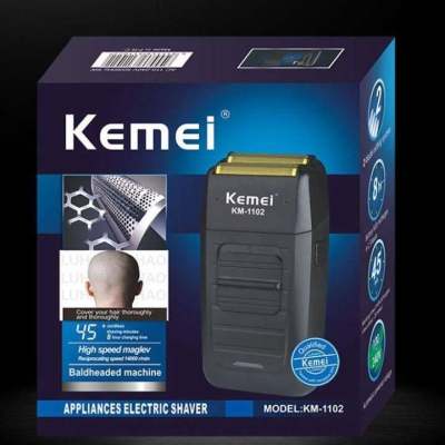 สินค้าขายดี :Kemei KM-1102 เครื่องโกนหนวดแบบชาร์จไฟ ไร้สายสำหรับชาย multifunction เครื่องโกนหนวด strong Barber