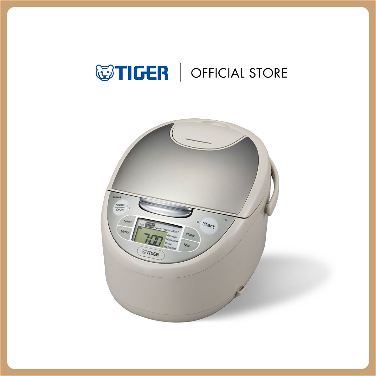 Tiger Microcomputer Rice Cooker, Size 1.0 Liter / 1.8 Liter (Model Jax-S) ราคา 5,990 บาท*ส่งฟรี