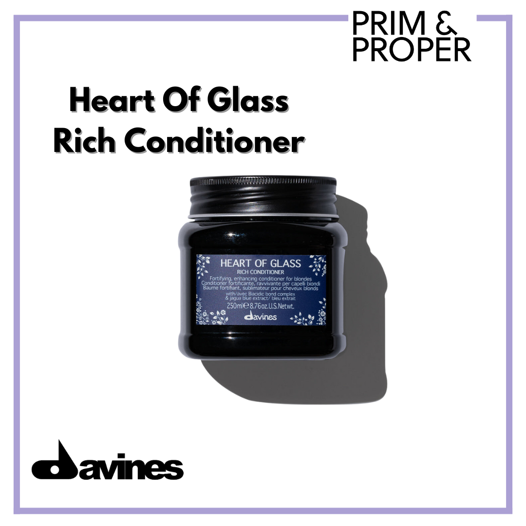 Davines Heart Of Glass Rich Conditioner ดาวิเนสฮาร์ทออฟกลาส ริชคอนดิชันเนอร์ สำหรับผมทำสี 250ml ราคา 1,080 บาท*ส่งฟรี