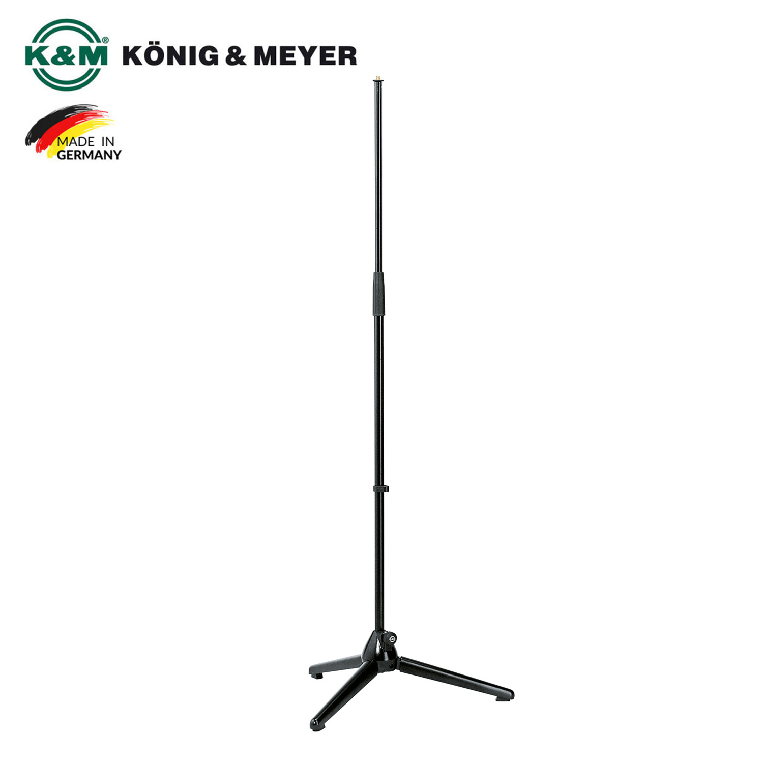 K&M® 20000 Microphone Stand ขาตั้งไมค์ ขาตั้งไมโครโฟน แบบตรง ฐาน 3 ขา ปรับสูงได้ 91 - 161.5 ซม. พับเก็บได้ (Model: 20000-500-55) ** Made in Germany ** ราคา 4,611 บาท*ส่งฟรี