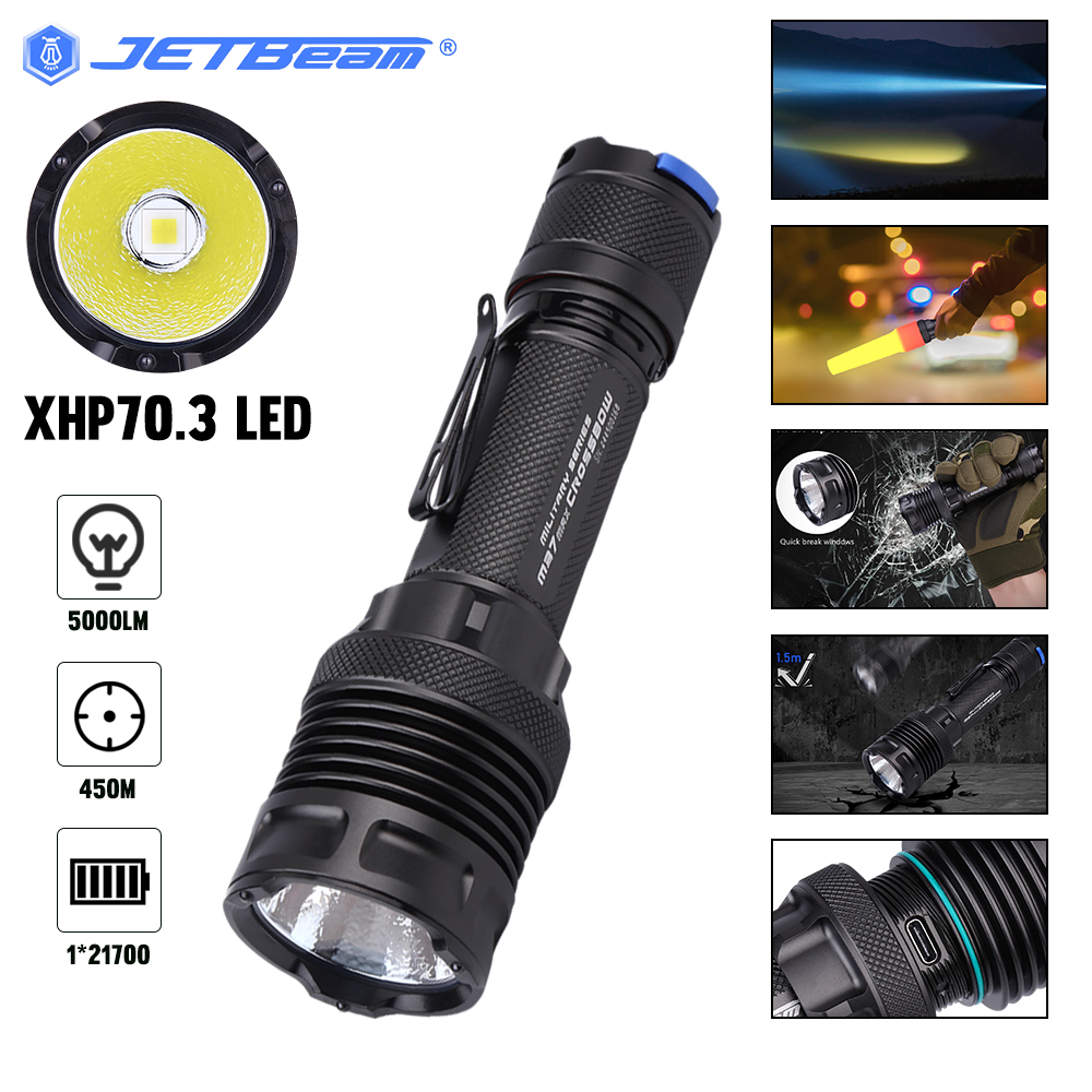 Asafee M37 MAX Super Bright Jetbeam XHP70.3 LED Outdoor Flashlight 3000LM Camping Adventure Light 4 modes Rechargeable Waterproof ราคา 3,068 บาท*ส่งฟรี